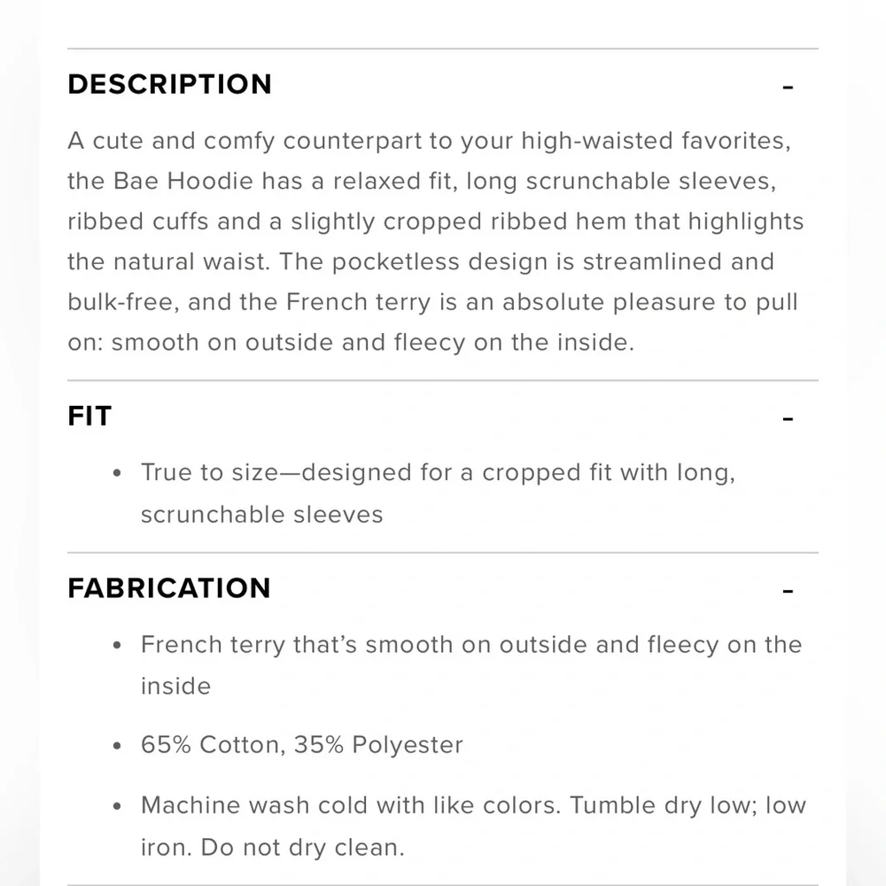 ALO Yoga Bae Hoodie Navy , size Large - Picture 7 of 7